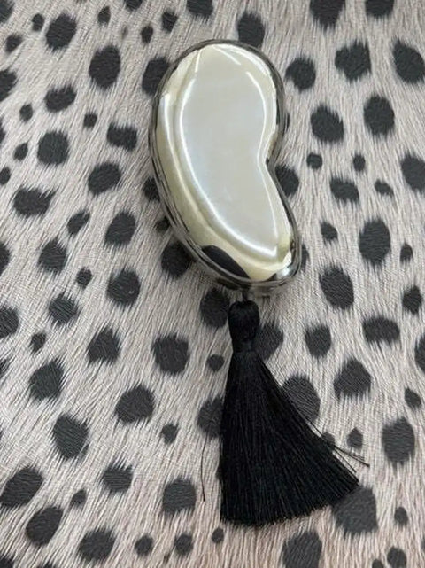 Silver Bean Shaped Paperwieght