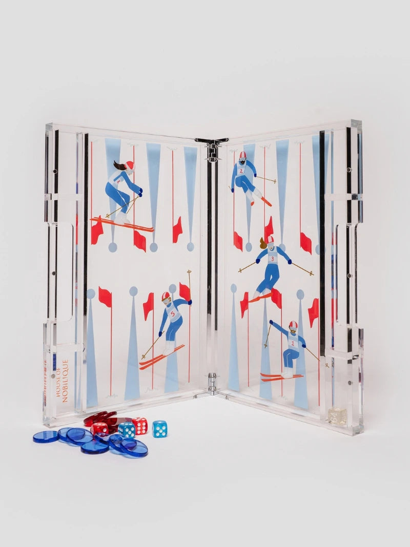 Portable Ski Backgammon