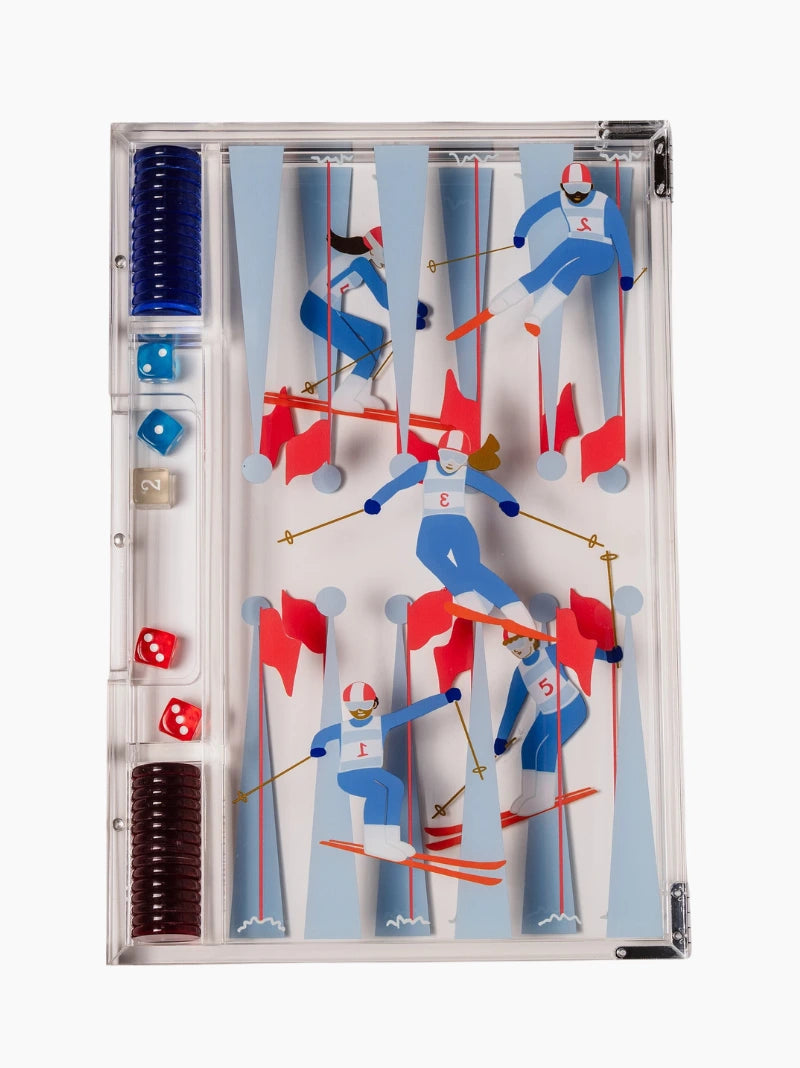 Portable Ski Backgammon