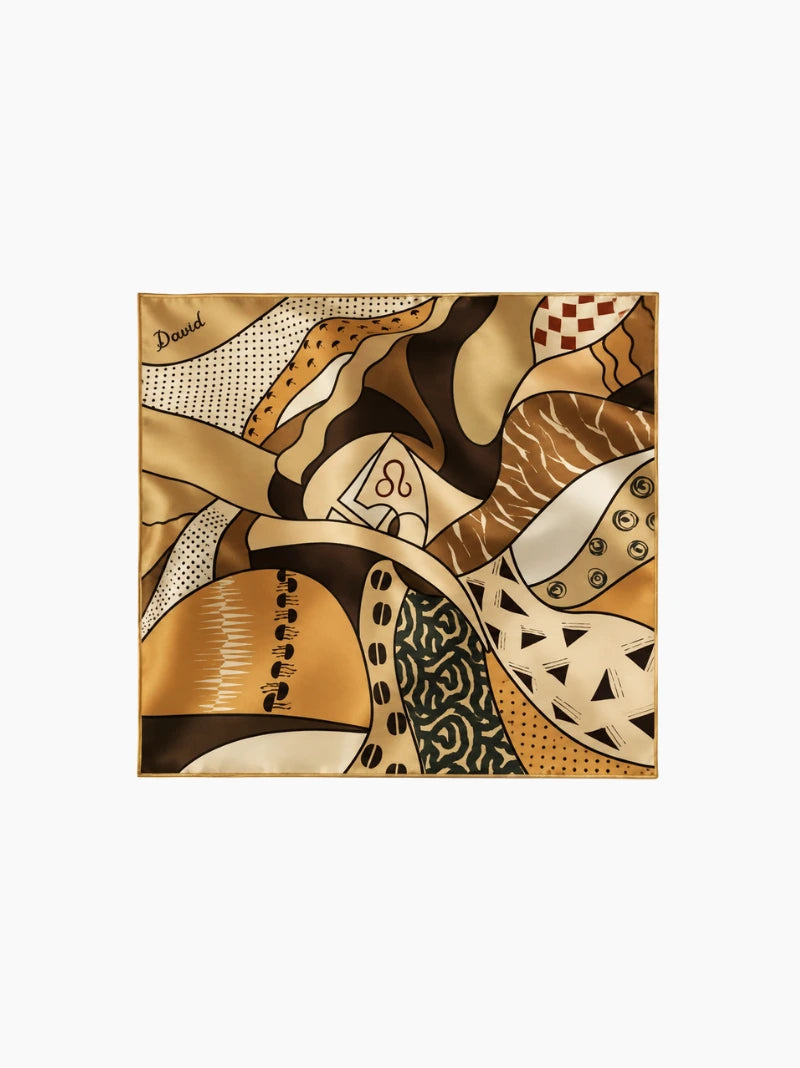 Personalised Zodiac Silk Pocket Square