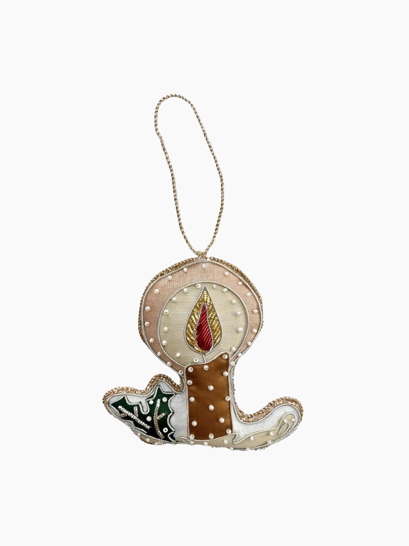Candle Christmas Ornament