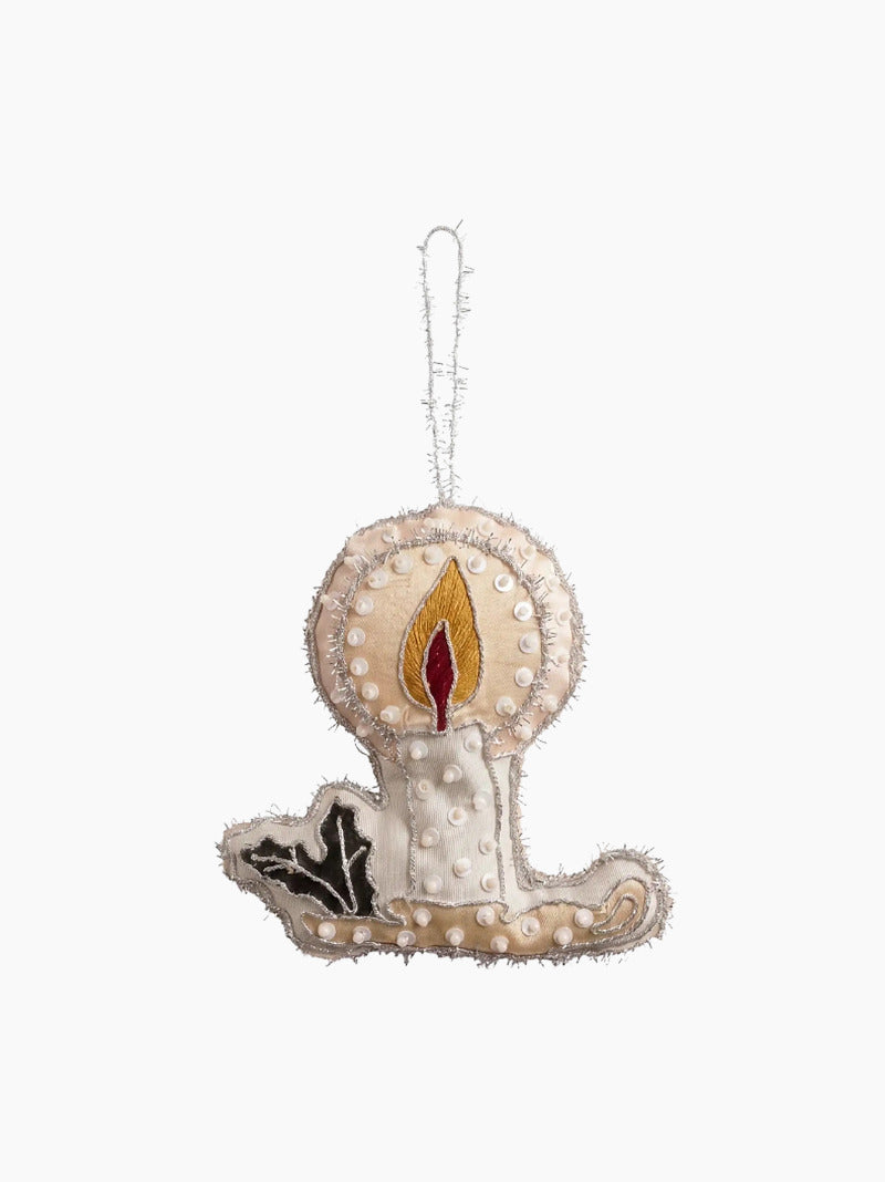 Candle Christmas Ornament