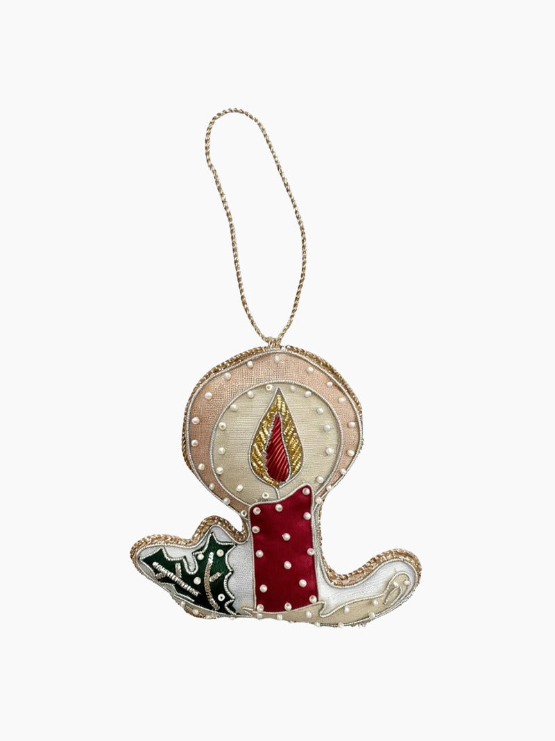 Candle Christmas Ornament