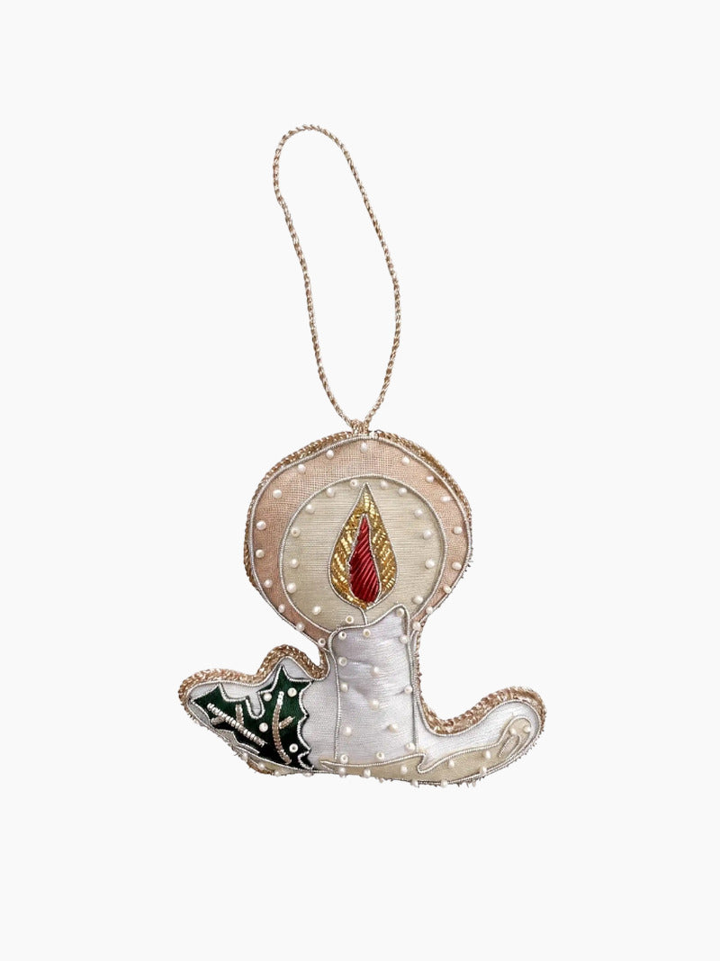 Candle Christmas Ornament