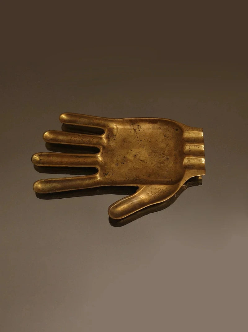 Brass Hand Trinket Dish
