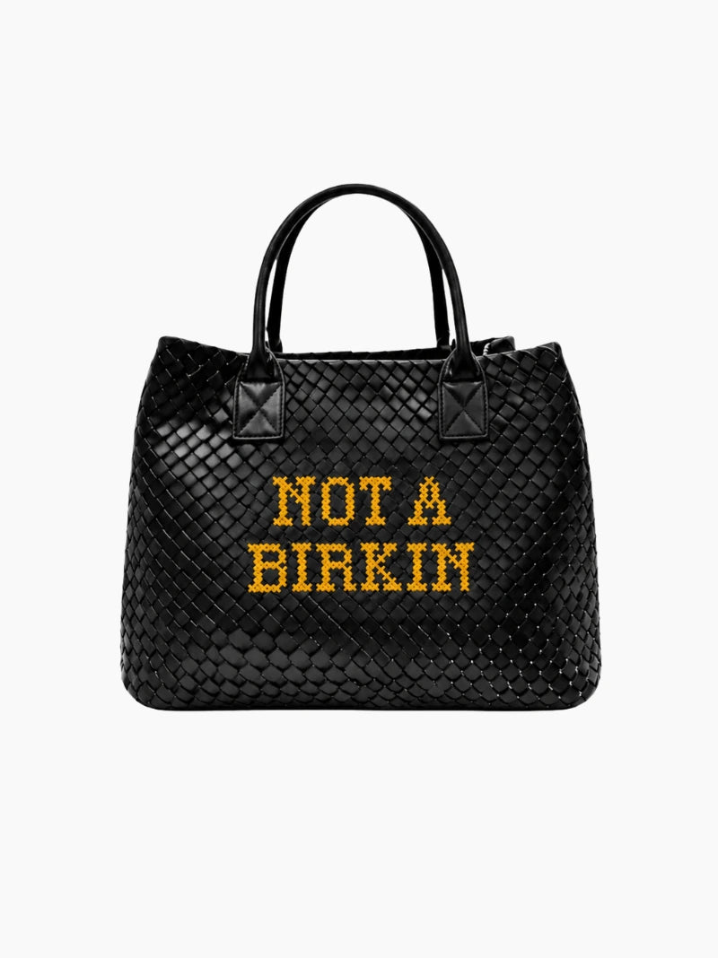 Not a Birkin Vegan Leather Handbag