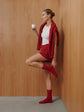 Cherry Pilates Socks