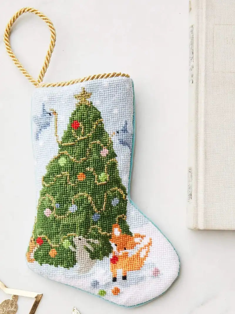 Woodland Animals Christmas Stocking