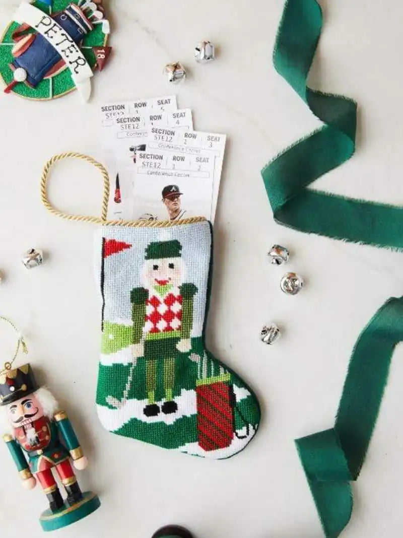 Golfing Christmas Stocking