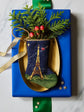 Santa in Paris Christmas Stocking