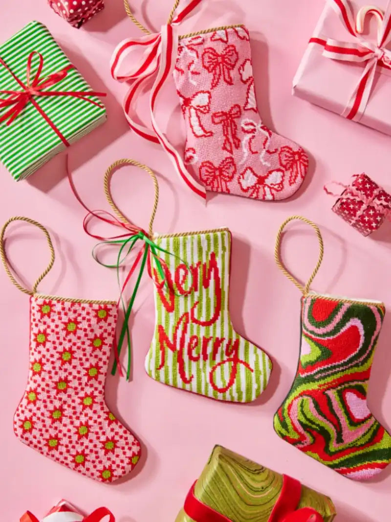 Marble Christmas Stocking