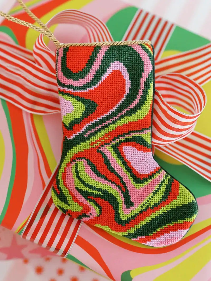 Marble Christmas Stocking