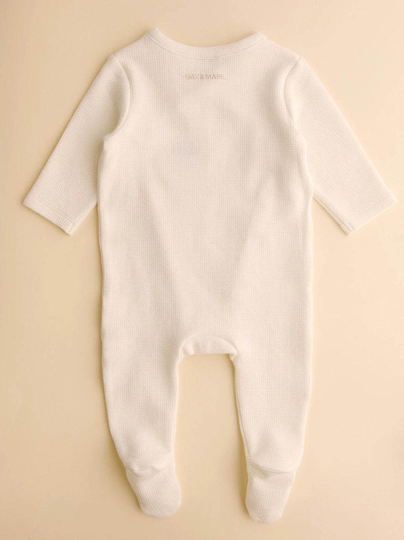 Personalised Waffle Sleepsuit