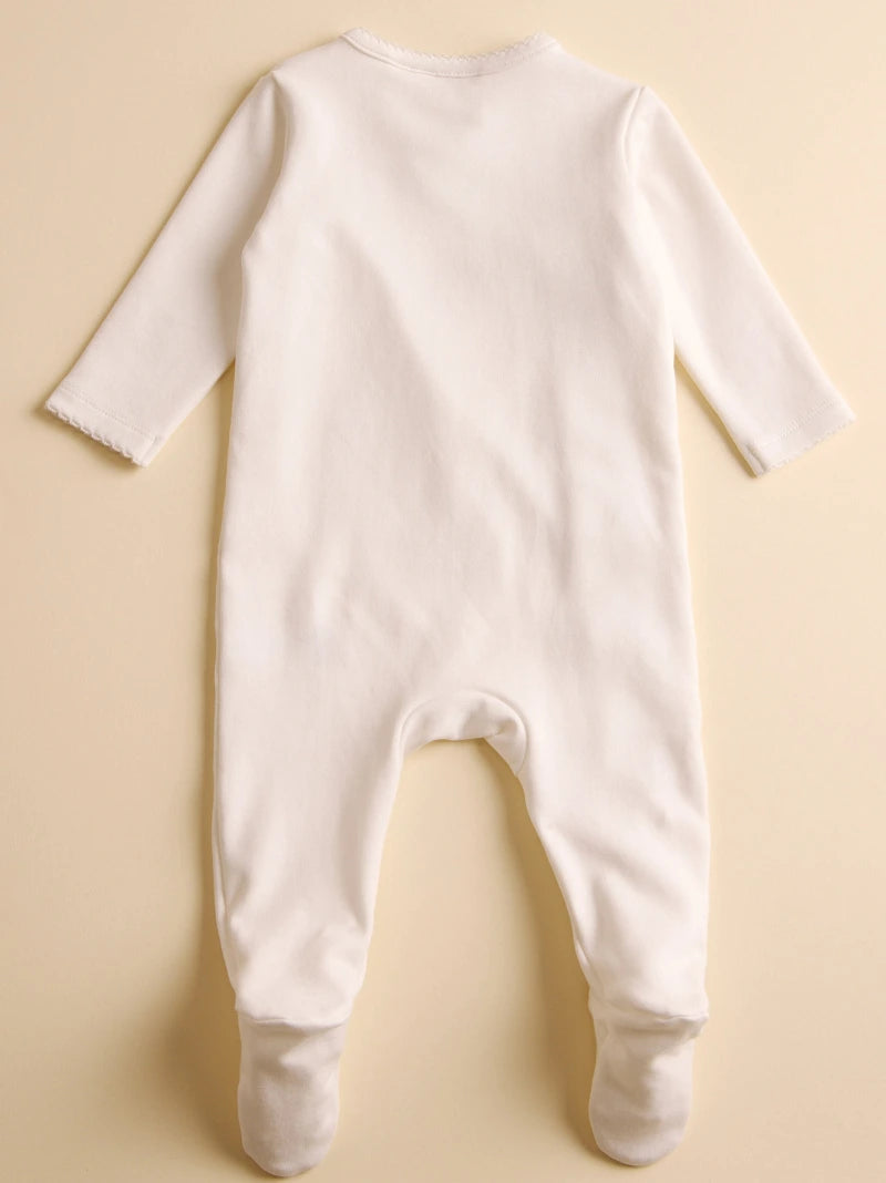Ballet Slipper Embroidered Sleepsuit