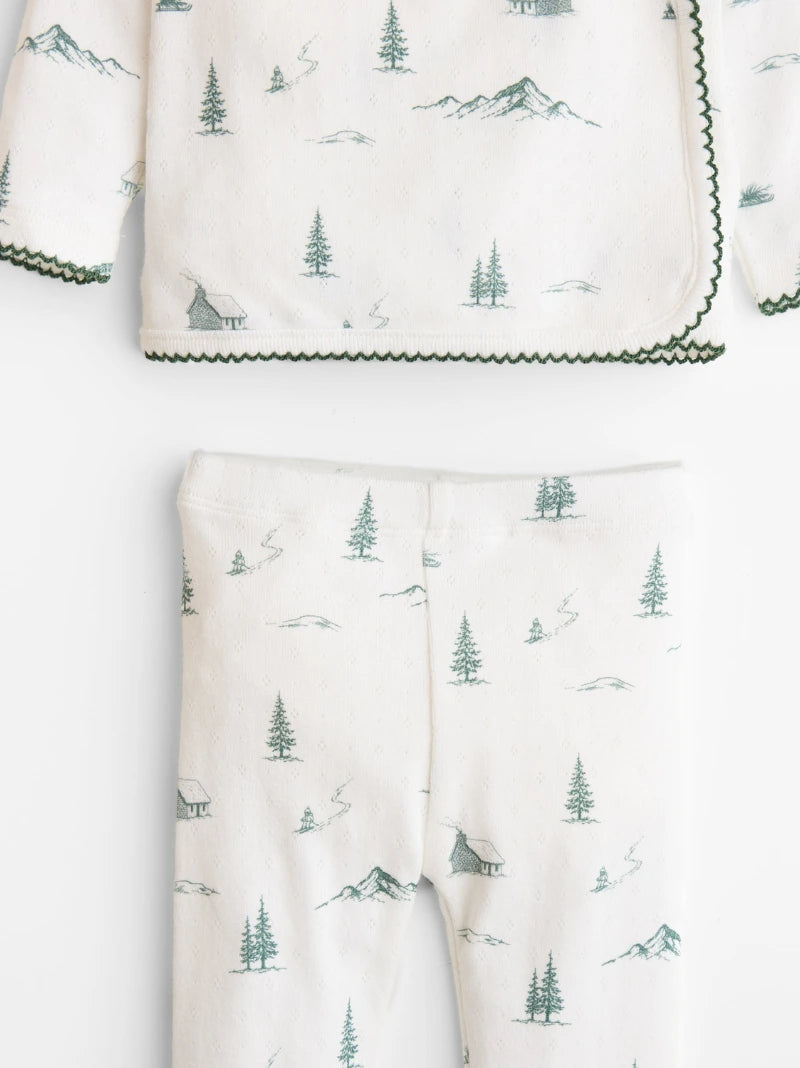 Pointelle Alpine Scene Picot Set