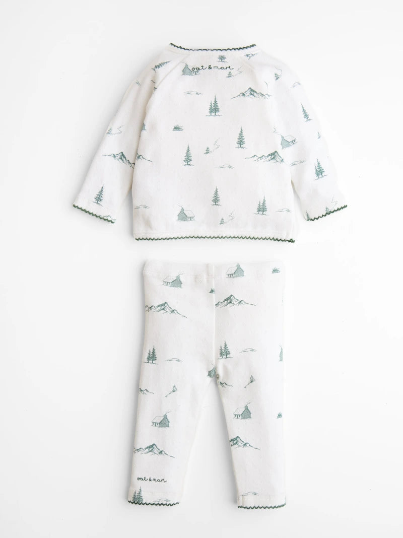 Pointelle Alpine Scene Picot Set