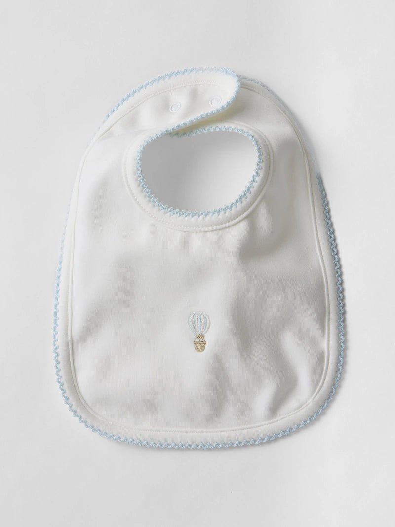 Hot Air Balloon Bib & Hat 3 Piece Set