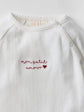 Pointelle Amour Sleepsuit & Hat Set