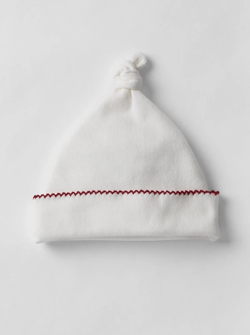 Pointelle Amour Sleepsuit & Hat Set