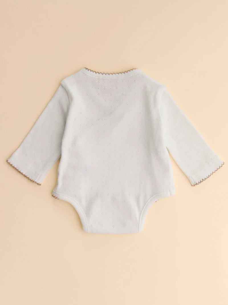Pointelle Baby Love Bodysuit Set