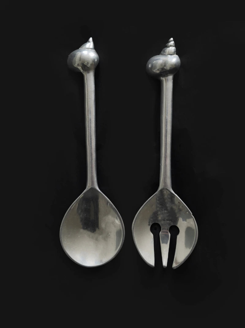 Shell Salad Servers