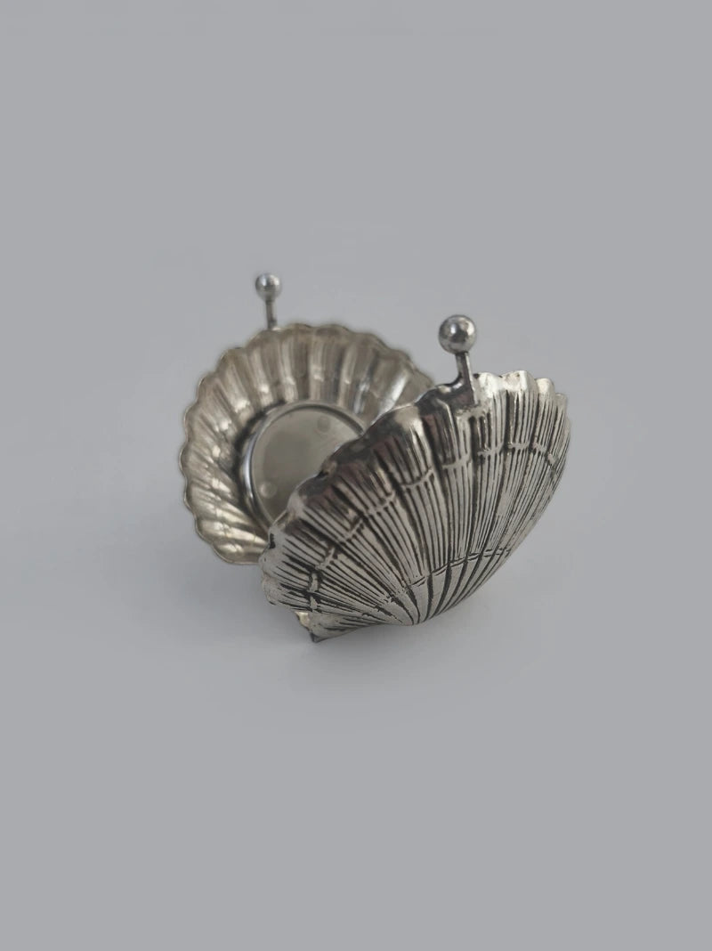 Silver Shell Purse