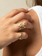 Gold Multi-Pavé Ring