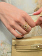 Gold Multi-Pavé Ring
