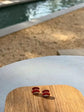 Diamond Gold Sushi Earrings