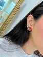 Diamond Gold Sushi Earrings