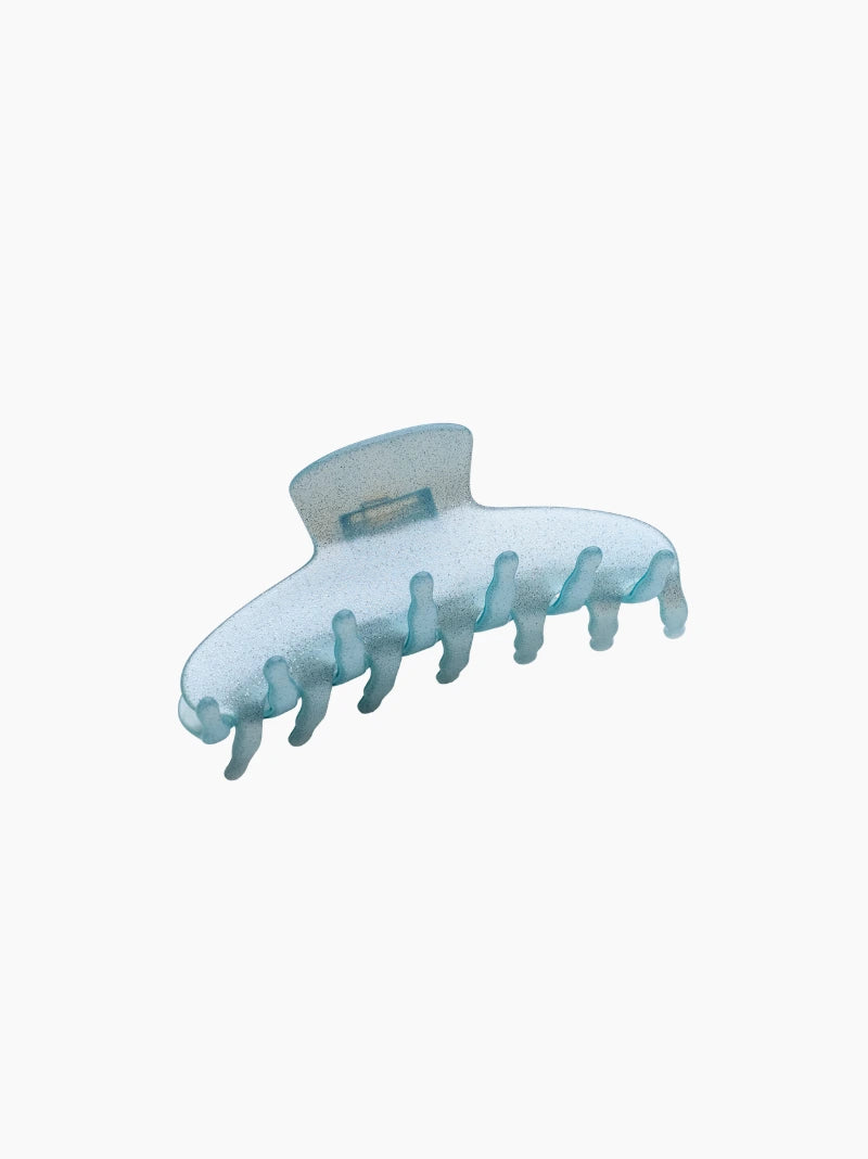 Frosted Sky Blue Hair Claw Clip