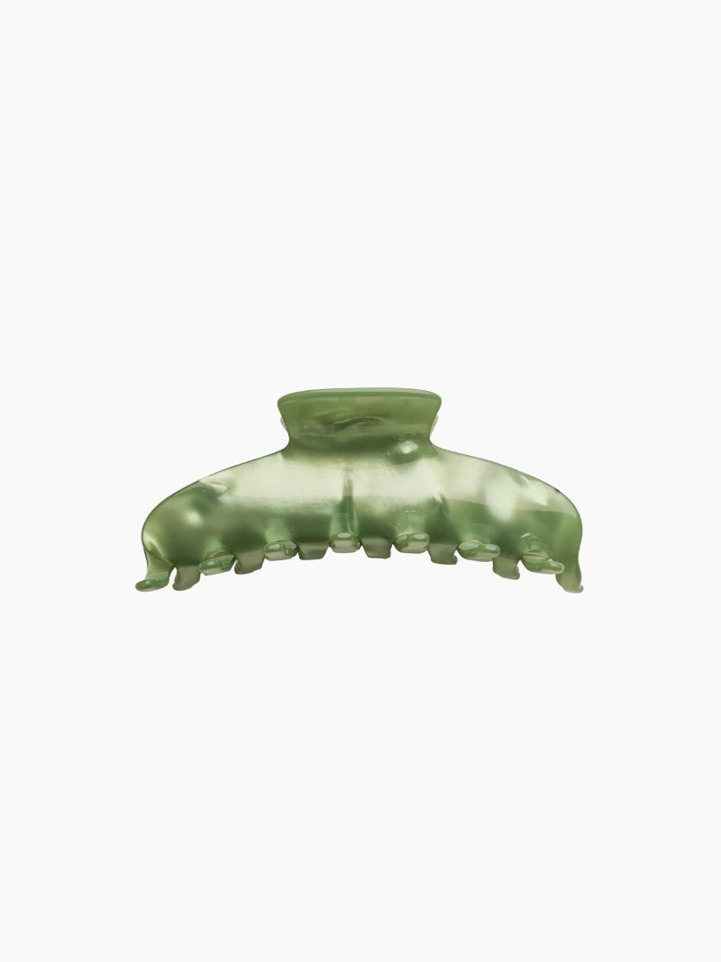 Green Hair Claw Clip
