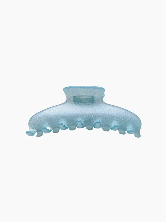 Frosted Sky Blue Hair Claw Clip