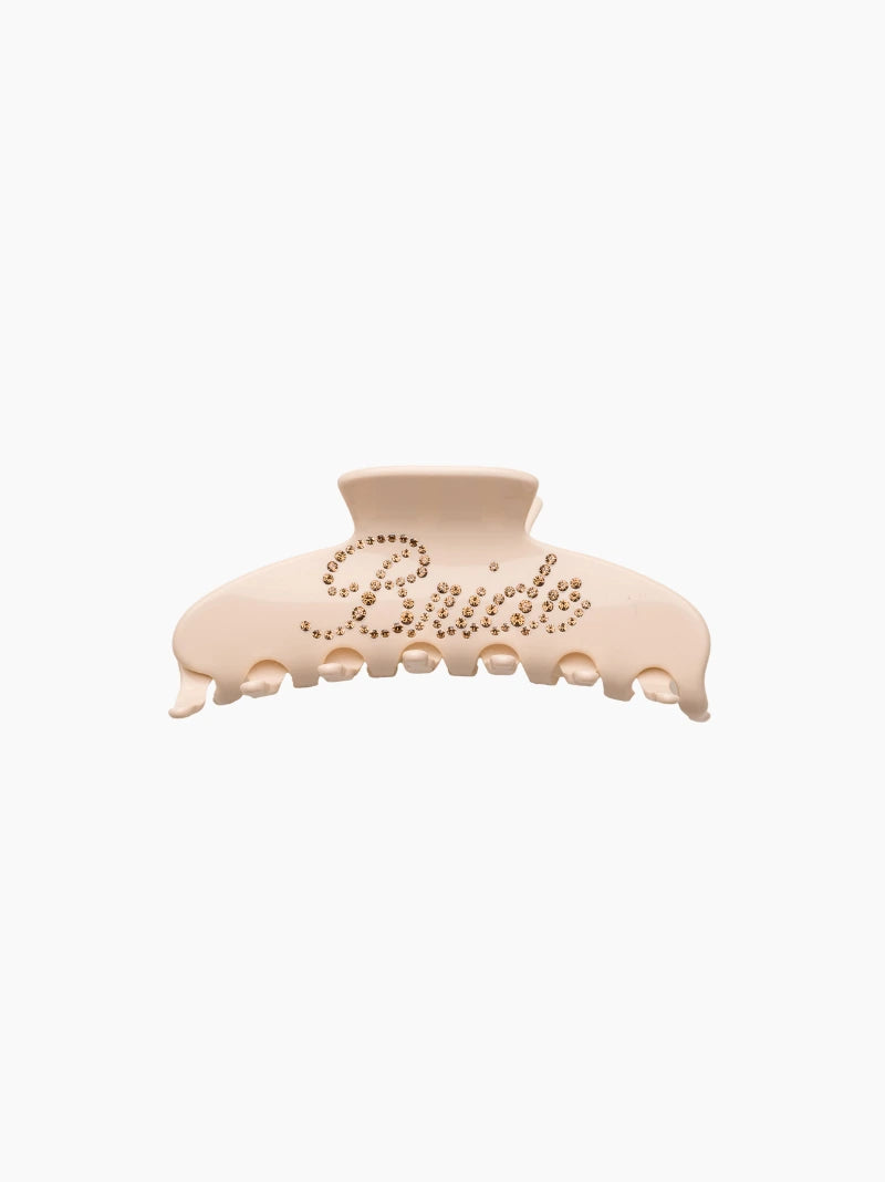 Bride Crystal Hair Claw Clip