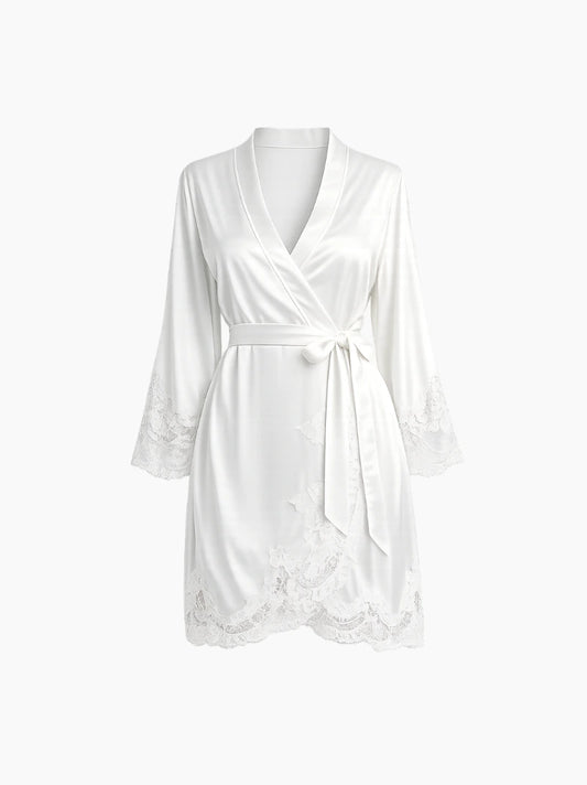 Personalised Lace Robe