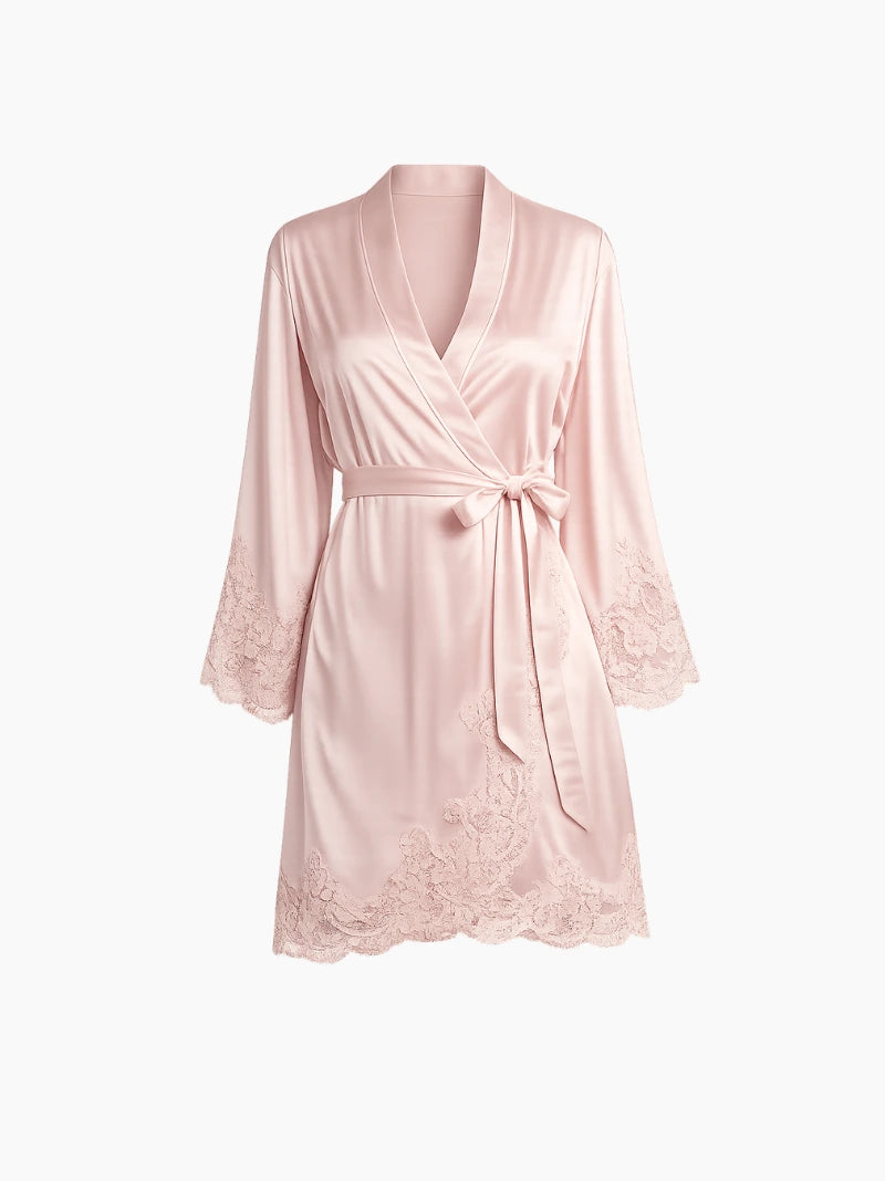 Personalised Lace Robe