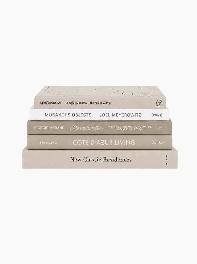 The Ecru Coffee Table Stack