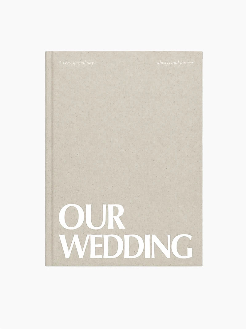 Linen Wedding Photo Album