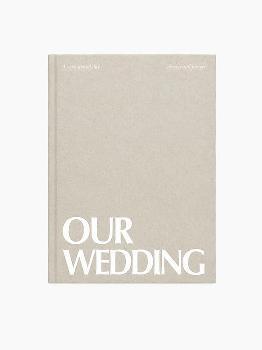 Linen Wedding Photo Album