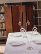 Double Stem Spiral Candleholder