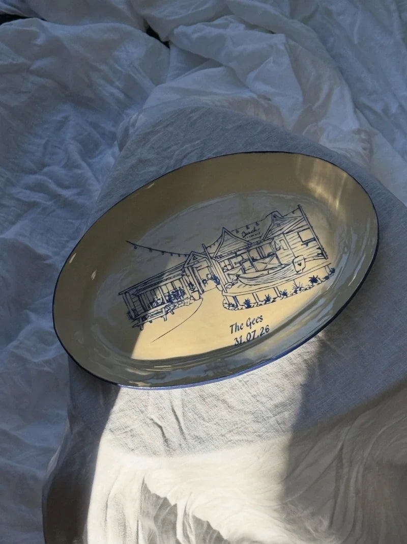 Bespoke Illustrated Platter
