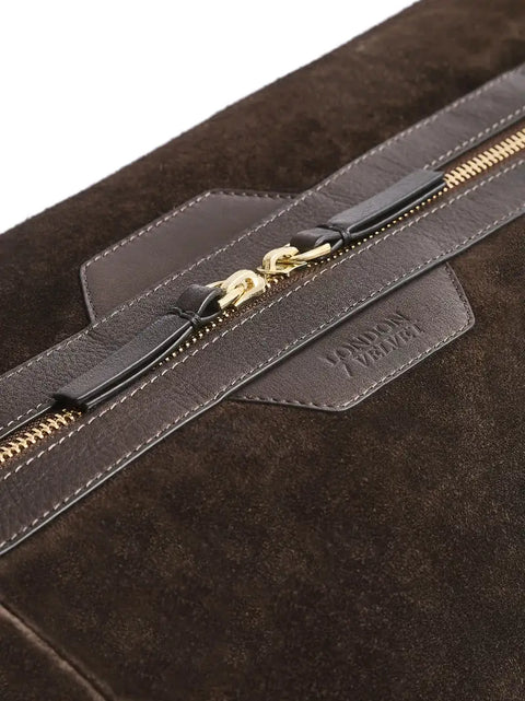 Personalised Suede Weekend Bag