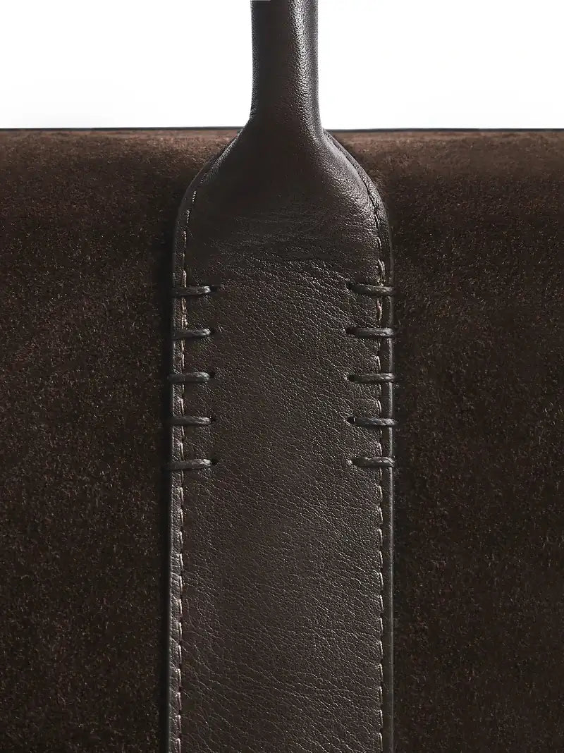 Personalised Suede Weekend Bag