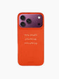 Orange iPhone Case