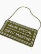 Dirty Martini Needlepoint Sign