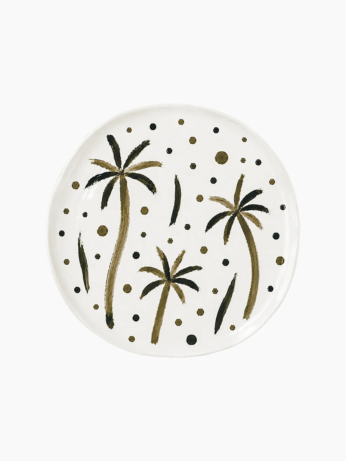 Palms and Dots Plate