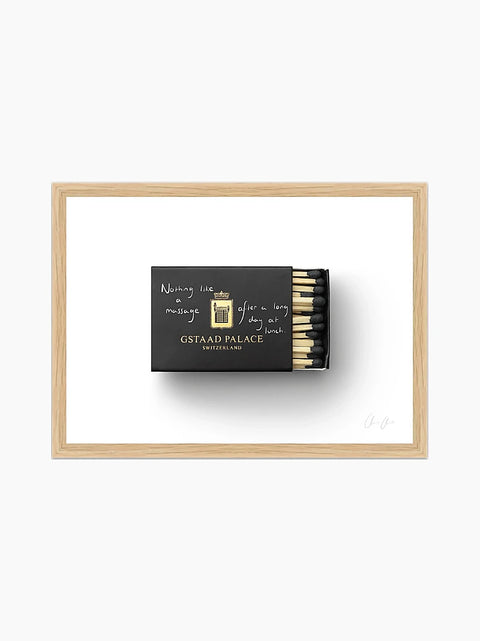 Matchbox at Gstaad Palace Print