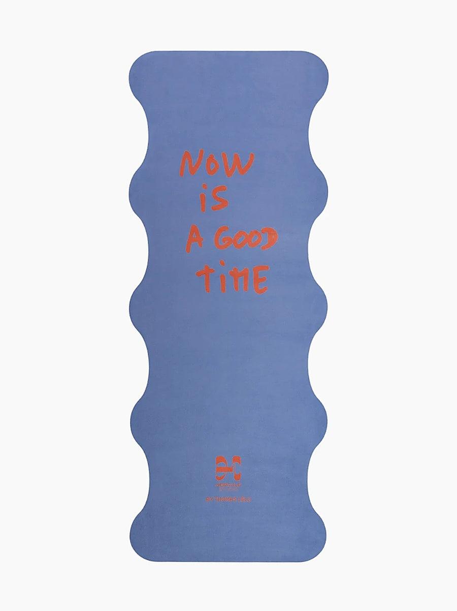 Blue Scallop Yoga Mat