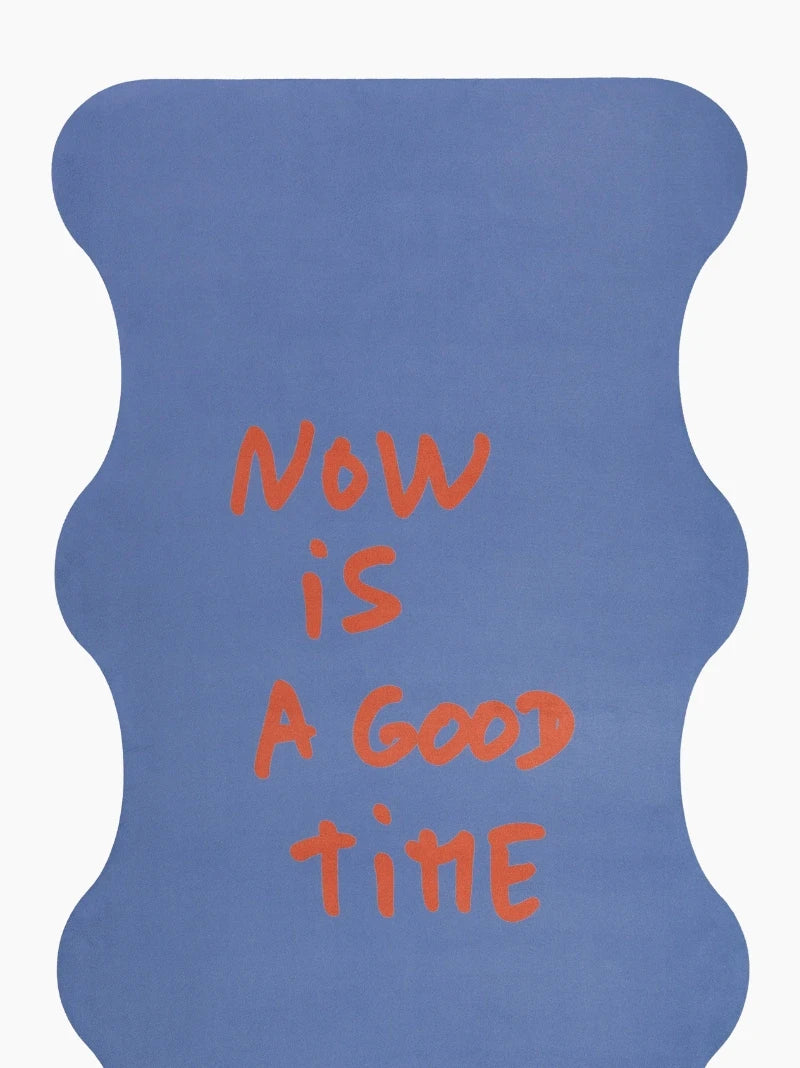 Blue Scallop Yoga Mat
