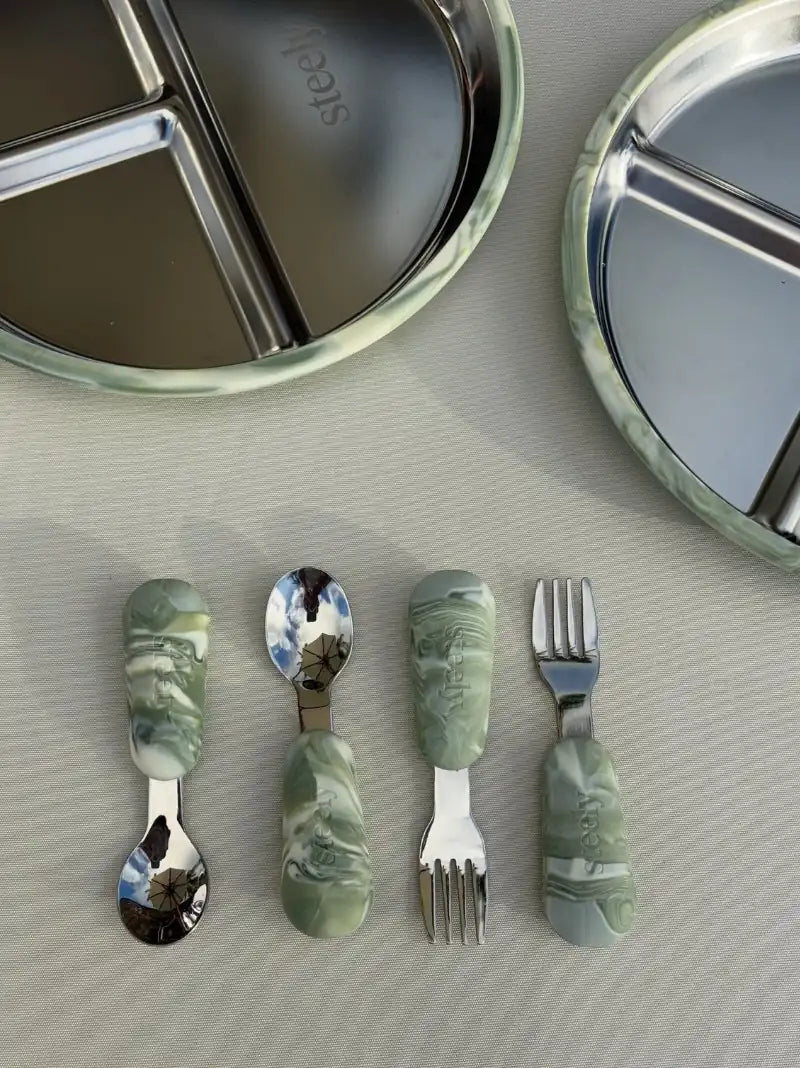Marble Baby Feeding Set